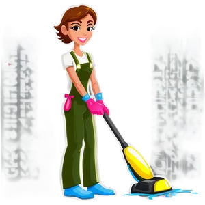 Efficient Cleaning Lady PNG 71 PNG