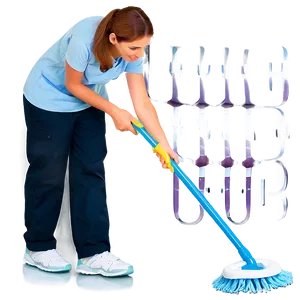 Efficient Cleaning Lady PNG 9 PNG