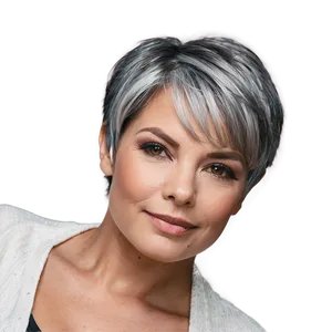 Effortless Grey Hair Styles PNG 06282024