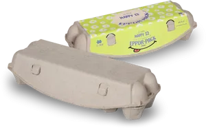Egg Carton Packaging Design PNG image