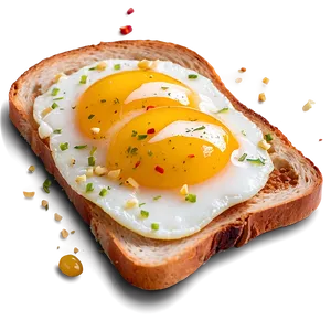 Egg On Toast Png 05042024 PNG image