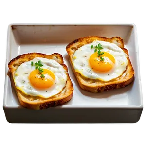 Egg On Toast Png 4 PNG image