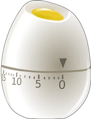Egg Shaped Kitchen Timer PNG image