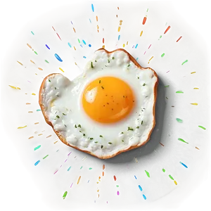Egg Sunny Side Up PNG 05042024