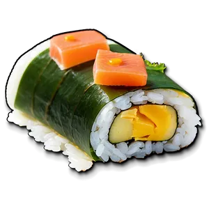 Egg Sushi Roll PNG 5