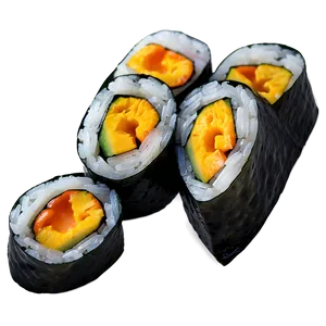Egg Sushi Roll PNG Cfa