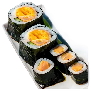 Egg Sushi Roll PNG Omn27 PNG