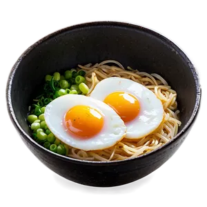 Egg Topped Ramen Bowl PNG 06212024 PNG