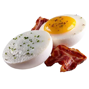 Egg With Bacon PNG Fvj25
