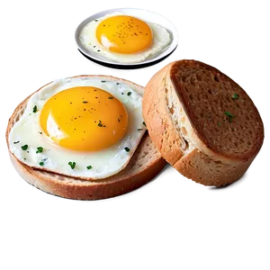 Egg With Toast PNG Ljh29