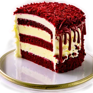 Eggless Red Velvet Cake PNG 1