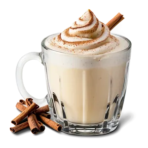 Eggnog With Cinnamon Swirl PNG 33