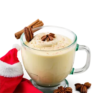 Eggnog With Nutmeg Dusting Png Nmt PNG image