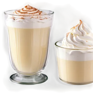 Eggnog With Whipped Cream Top PNG 43