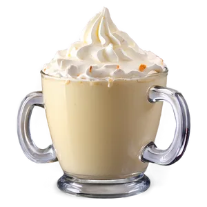 Eggnog With Whipped Cream Top PNG Qtq PNG