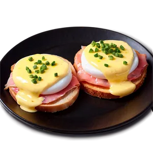Eggs Benedict Plate PNG Woq35