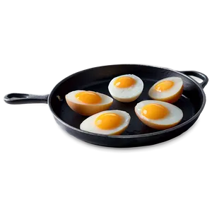 Eggs In Pan PNG 05242024