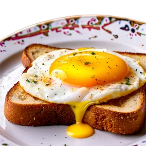 Eggs On Toast PNG 05242024 PNG