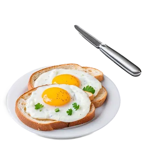 Eggs On Toast PNG 05242024 PNG