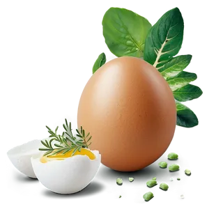 Eggs With Herbs PNG Kfj PNG