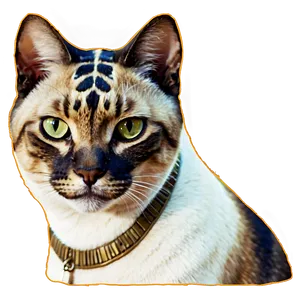 Egyptian Cat Filter PNG Hat