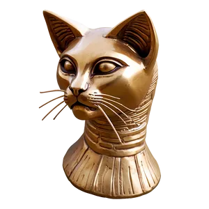 Egyptian Cat Head Statue Png 46 PNG image