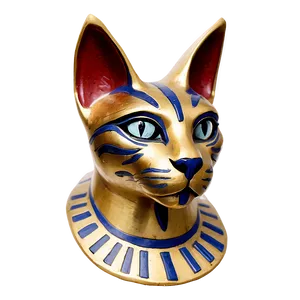 Egyptian Cat Head Statue Png Mrw8 PNG image