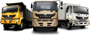 Eicher Truck Models Showcase PNG image