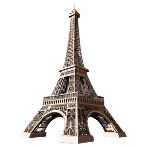 Eiffel Tower Detailed Architecture PNG Isu