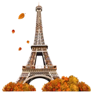 Eiffel Tower During Autumn PNG Reg PNG