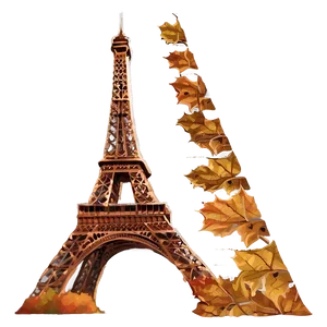 Eiffel Tower During Autumn PNG Xkq72