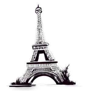 Eiffel Tower Fashion Illustration Png Vew30 PNG image