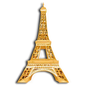 Eiffel Tower Golden Hour Png Wms PNG image