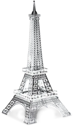 Eiffel Tower Graphic Representation PNG image