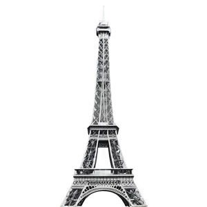 Eiffel Tower Historical Photo Png 05212024 PNG image