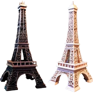 Eiffel Tower Miniature Model PNG 05212024