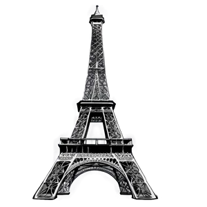 Eiffel Tower Sketch Drawing Png 05212024 PNG image