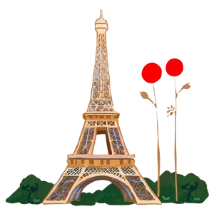 Eiffel Tower Sketch Drawing Png Qtc PNG image