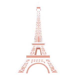 Eiffel Tower Stylized Illustration PNG 66 PNG
