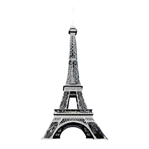 Eiffel Tower With Birds PNG Hsh