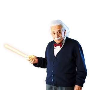 Einstein And Light Beam PNG Vke76 PNG