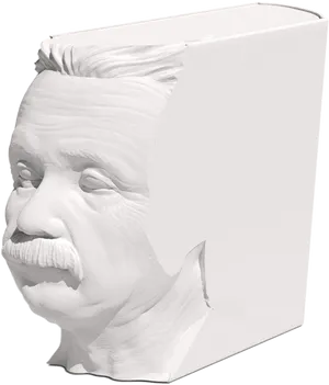 Einstein Bust3 D Model PNG image