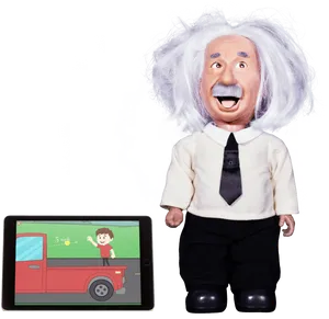 Einstein Dolland Tablet Display PNG