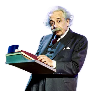 Einstein In Lecture PNG Jsu