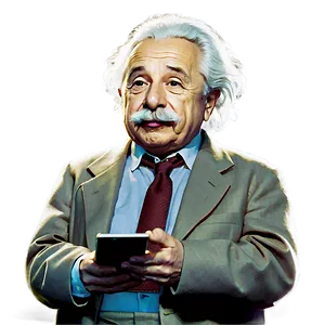Einstein In Lecture PNG Plt