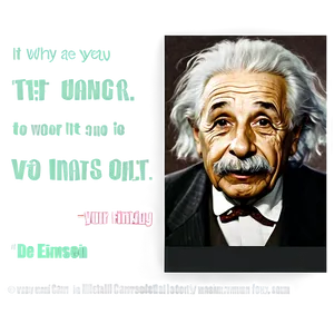 Einstein Inspirational Quote PNG Tjy28 PNG