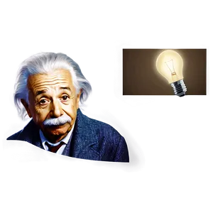 Einstein Light Bulb Moment Png 58 PNG image