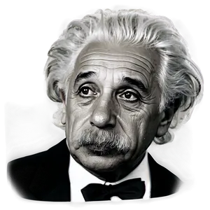 Einstein Portrait Png Lnk PNG image