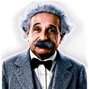 Einstein With Mustache PNG 56