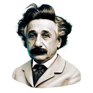 Einstein With Mustache PNG Hki92 PNG